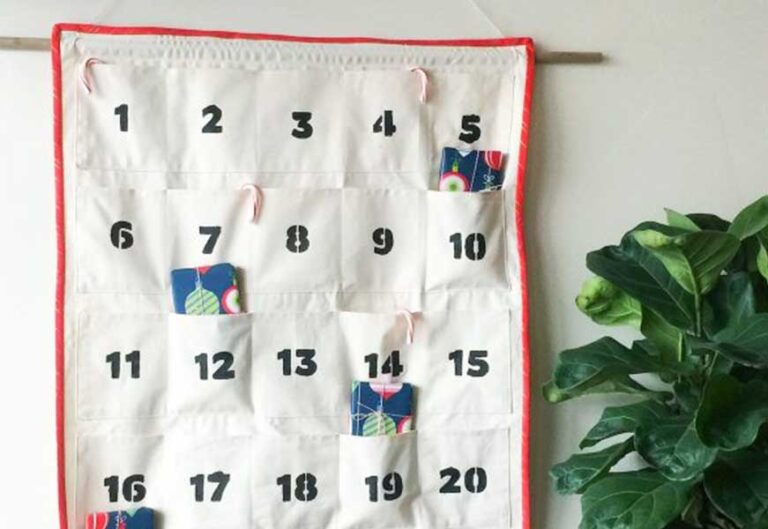 Advent Calendar tutorial from We All Sew J Conlon and Sons
