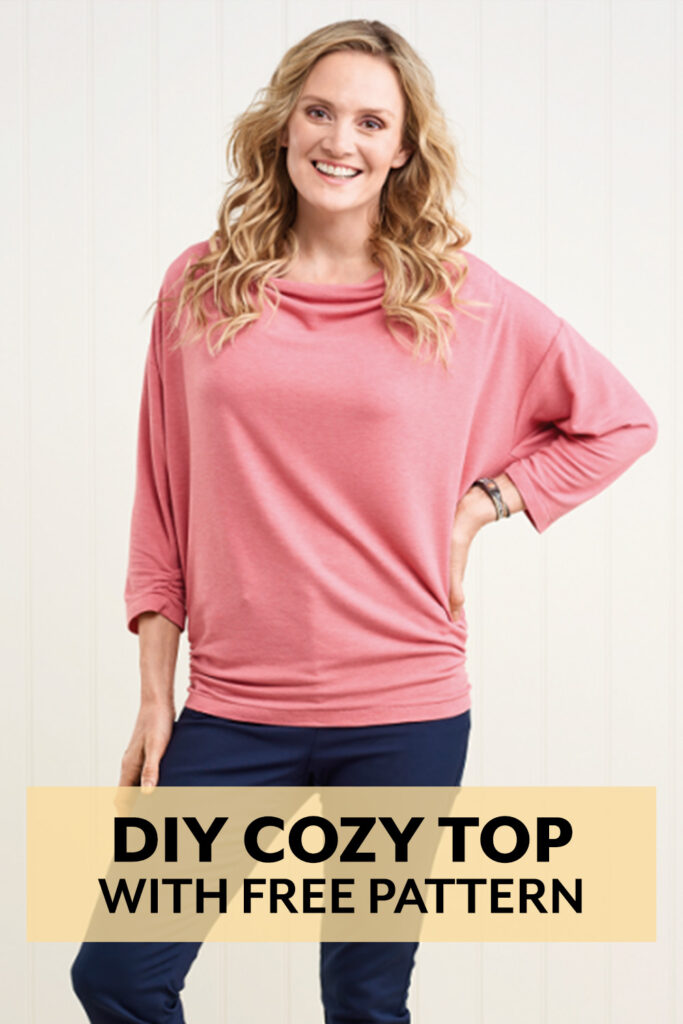 Cozy Women's Top Tutorial And Free Pattern From Sew Magazine - J 