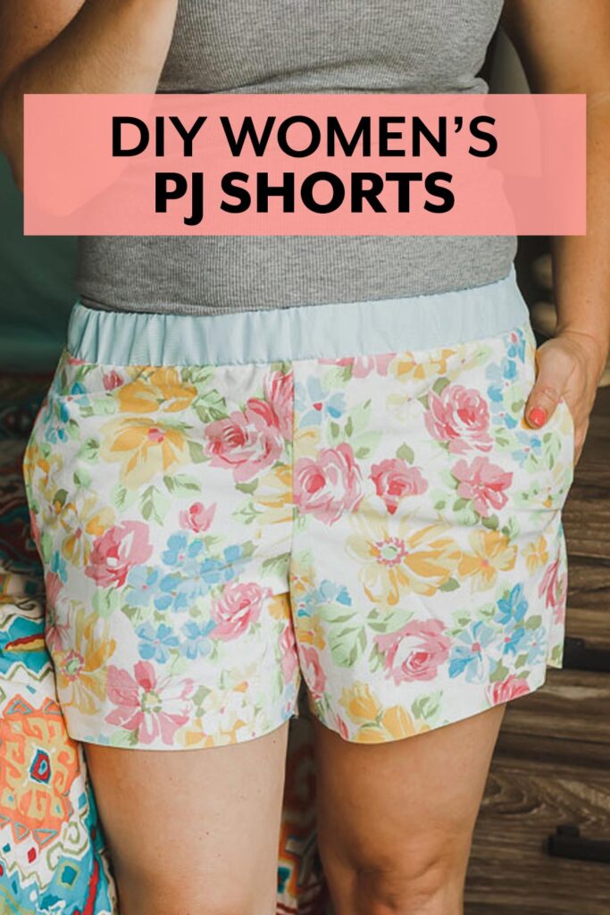Women's Pajama Shorts tutorial and free pattern from Life Sew Savory ...