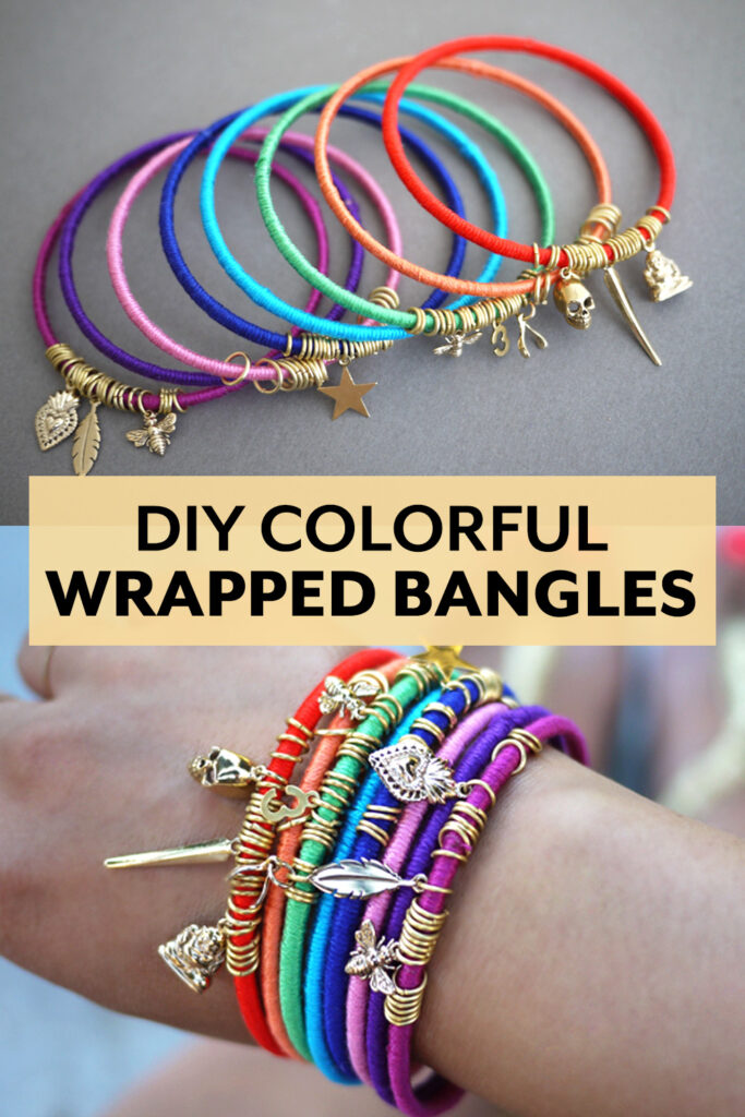 Wrapped Banages Pattern Wrap Bangles tutorial from Honestly WTF - J. Conlon and Sons