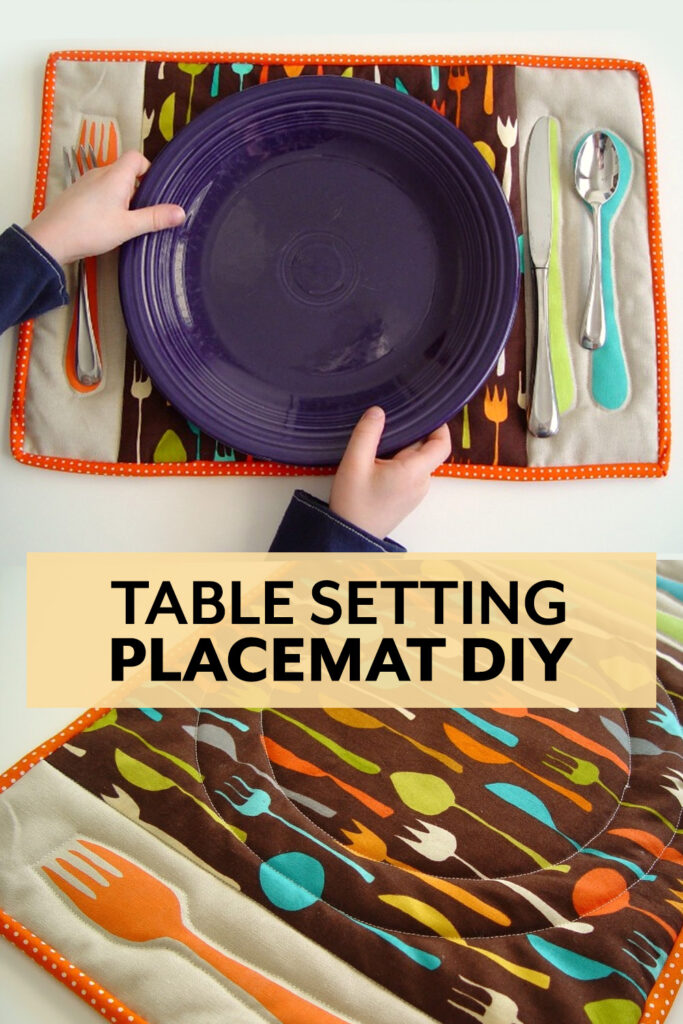 Tutorial Table Setting Table Setting Placemat tutorial from Punkin Patterns - J. Conlon and Sons