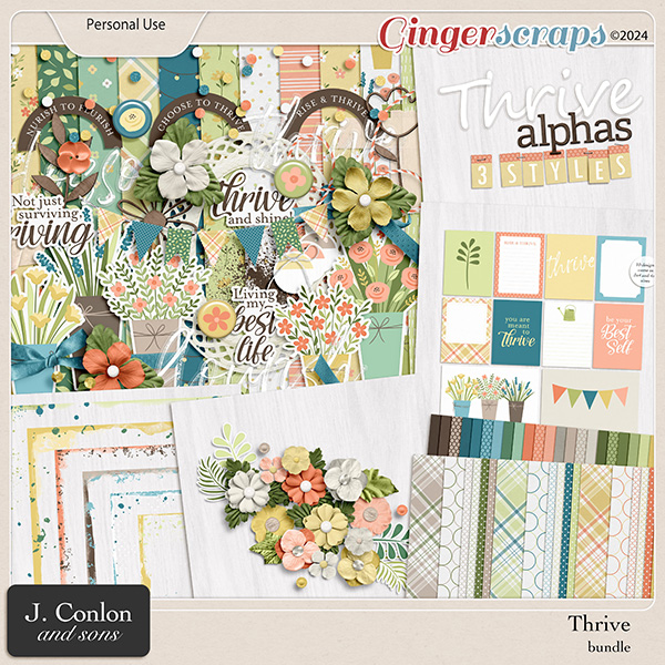 Thrive: Scrapbook Layout Prompts - J. Conlon and Sons